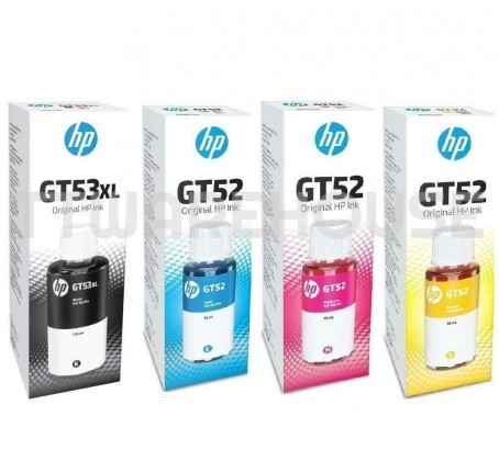 HP Gt51 GT52 4 Color Genuine Official Original Ink With Box